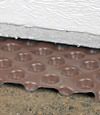 crawl space insulation installed in Traverse City over our extra large drainage matting