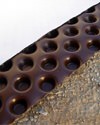 a crawl space radiant heat barrier installed over drainage matting in a home in Traverse City, Michigan & Indiana