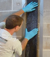Foundation Wall Repair Install of CarbonArmor