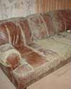 furniture in a Kalamazoo basement destroyed by mold and dust mites
