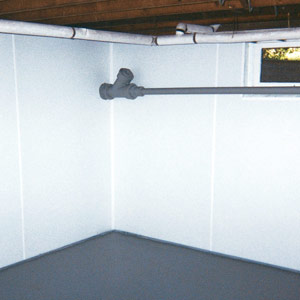 Basement wall covering