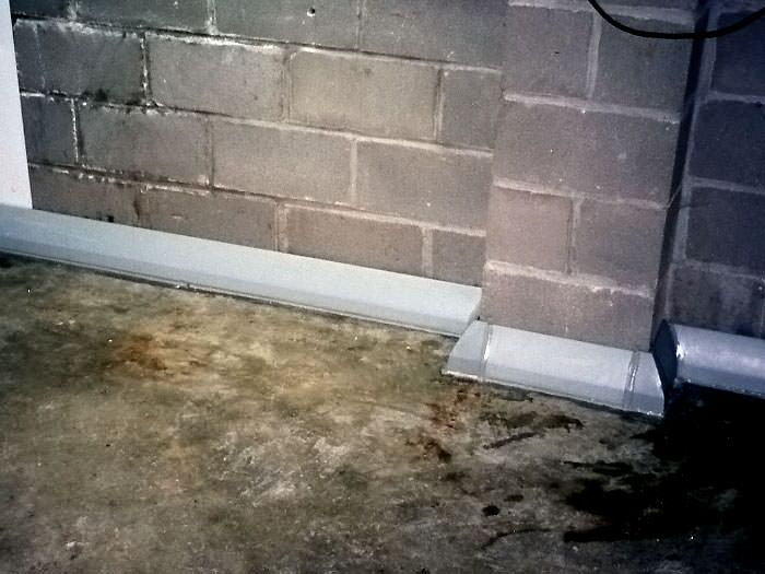 Baseboard Basement Drain Pipe System In Michigan Homes French Drain Company In Michigan Indiana