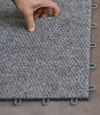 Interlocking carpeted floor tiles available in Muskegon, Michigan & Indiana