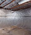 An energy efficient radiant heat and vapor barrier for a Allegan basement finishing project